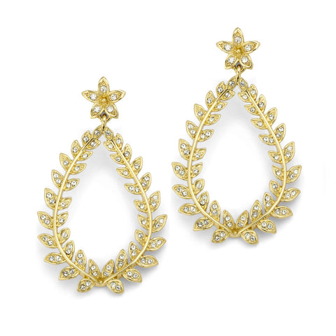 Roberto by RFM Cortona earrings with climbing design and crystals