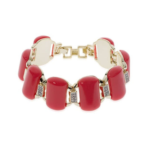 Roberto by RFM Coral bracelet with colored resins and crystals