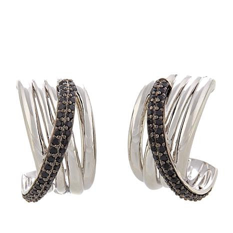 Roberto by RFM Half-circle earrings with braided design