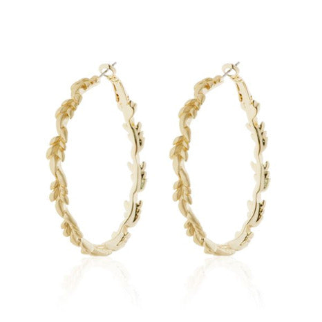 Roberto by RFM Spiral design earrings with crystals