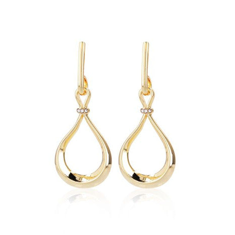 Roberto by RFM "Nodo D'amore" Small Hoop Earrings with Pavee